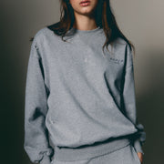 Distressed grey Sweater